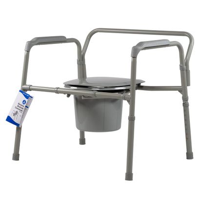 Buy Dynarex Bariatric Folding Bedside Commode