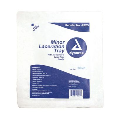 Buy Dynarex Minor Laceration Tray - Sterile