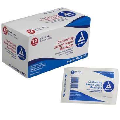 Buy Dynarex Self-Adhering Conforming Stretch Sterile Gauze Bandage