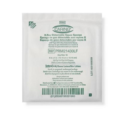 Buy Medline 100 Percent Cotton X-ray Detectable Gauze Sponge