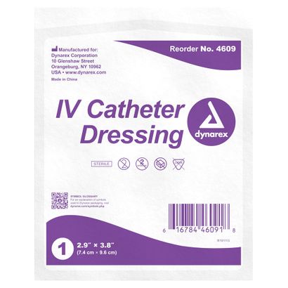 Dynarex IV Catheter Dressing - Sterile