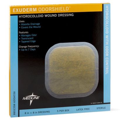 Buy Medline Exuderm Odorshield Hydrocolloid Wound Dressing