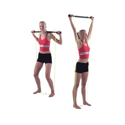 Buy CanDo Unweighted Padded Exercise Bar With Tubing