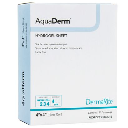 Buy DermaRite AquaDerm Hydrogel Sheet Wound Dressing