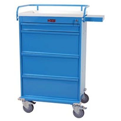 Buy Harloff Value Line Punch Card Medication Cart With Key Lock