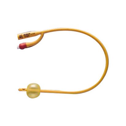 Buy Rusch Gold Silicone Coated 2-Way Foley Catheter - 5cc Balloon Capacity