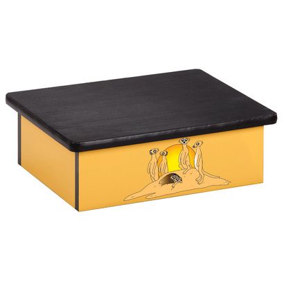 Buy Clinton Serengeti Meerkats Yellow Laminate Pediatric Step Stool