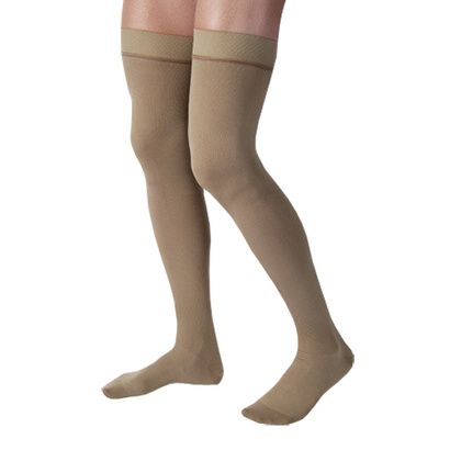 Buy BSN Jobst For Men Closed Toe Thigh High 20-30mmHg Ribbed Compression Stockings