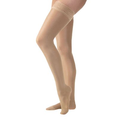 Buy BSN Jobst Ultrasheer 20-30mmHg Closed Toe Thigh High Firm Compression Stockings - Silicone Dot Band