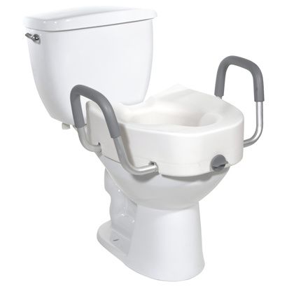 Buy Drive Premium Plastic Elevated Regular or Elongated Toilet Seat With Lock