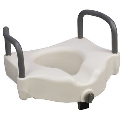 Buy Mabis DMI Hi Riser Locking Raised Toilet Seat With Arms