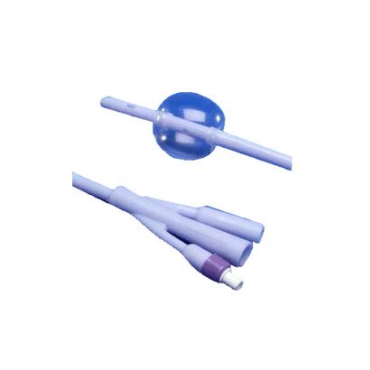 Buy Covidien Kendall Dover Three-Way Silver Coated 100% Silicone Foley Catheter - 30cc Balloon Capacity