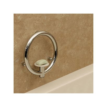 Buy HealthCraft Invisia 2-in-1 Soap Dish With Integrated Circular Grab Bar