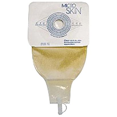 Buy Cymed MicroSkin One-Piece Cut-to-Fit Clear Large Urostomy Pouch With Plain Barrier