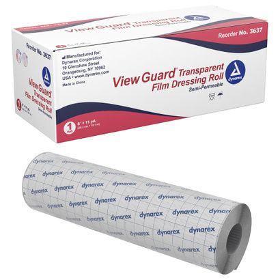 Buy Dynarex View Guard Transparent Film Dressing Rolls