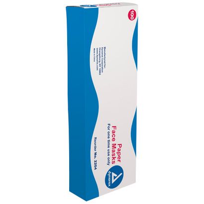 Buy Dynarex Paper Face Mask With Elastic Ear Loop