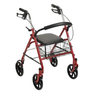 Buy Mckesson Durable Steel Four-Wheel Folding Rollator