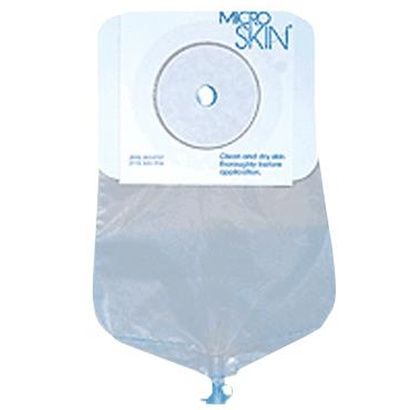 Buy Cymed MicroSkin One-Piece Clear Urostomy Pouch With Thin Hydrocolloid Washer