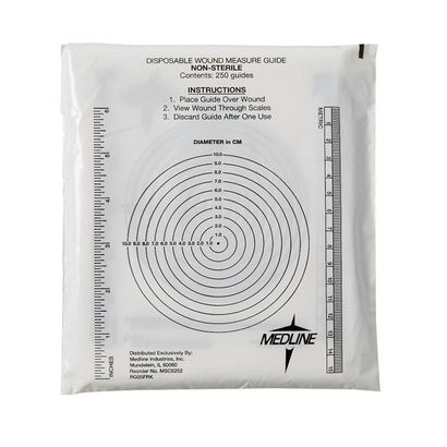 Buy Medline Wound Measuring Guide with Bullseye Ruler