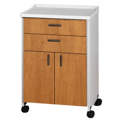 Buy Clinton Molded Top Mobile Treatment Cabinet with Two Doors and Two Drawers