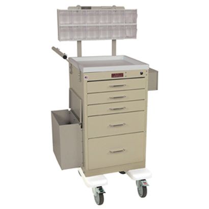 Buy Harloff Five Drawer Mini Line Phlebotomy Cart Package