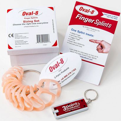 Buy 3pp Oval 8 Finger Splint Sizing Set