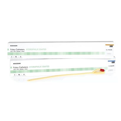 Buy McKesson Two-Way Standard Tip Latex Foley Catheter - 30cc Balloon Capacity
