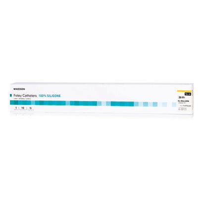 Buy McKesson Two-Way Standard Tip Silicone Foley Catheter - 5cc Balloon Capacity