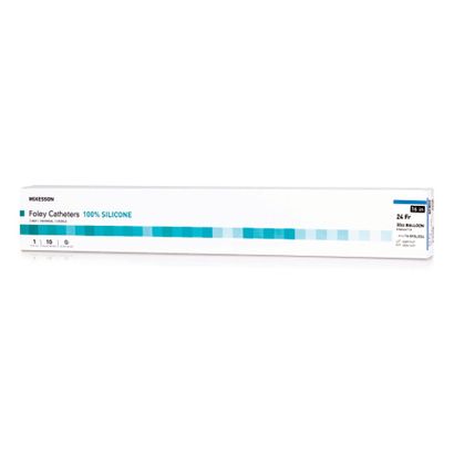 Buy McKesson Two-Way Standard Tip Silicone Foley Catheter - 30cc Balloon Capacity