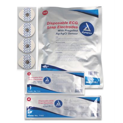 Buy Dynarex Snap Electrodes - Disposable