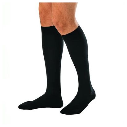 Buy BSN Jobst for Men Ambition SoftFit Knee High 15-20 mmHg Compression Socks Black - Long