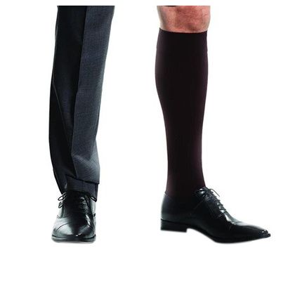 Buy BSN Jobst For Men Ambition Closed Toe Knee Highs 30-40 mmHg Compression Brown - Regular