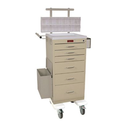 Buy Harloff Six Drawer Mini Line Phlebotomy Cart Package