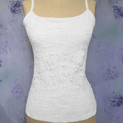 Shop for Alise Jacquard Cotton Lace Tank Top by Still You