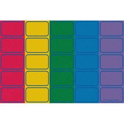 Buy Childrens Factory Learning Carpets Seating Rectangles Primary Educational Rug