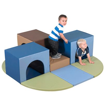 Buy Childrens Factory Cozy Woodland Triple Crawl Thru Climber