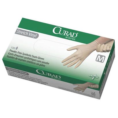 Buy Medline Curad Powder-Free Stretch Vinyl Exam Gloves