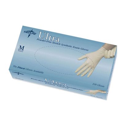 Buy Medline Ultra Stretch Vinyl Synthetic Powder-Free Exam Gloves