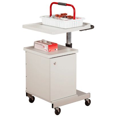 Buy Clinton Large H-Base Pneumatic Four-Bin Phlebotomy Cart