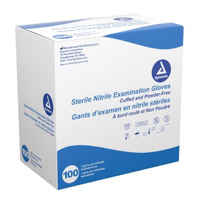 Buy Dynarex Sterile Nitrile Exam Gloves