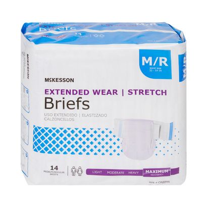 Buy Mckesson Extended Wear Heavy Absorbency Disposable Adult Incontinent Brief