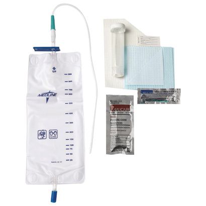 Buy Medline Pre Connected Vinyl Intermittent Catheter Tray