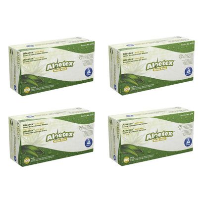 Buy Dynarex Aloetex Latex Exam Gloves with Aloe