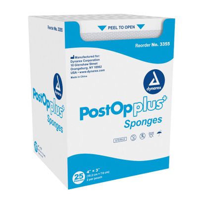 Buy Dynarex Post-Op Plus Sponges