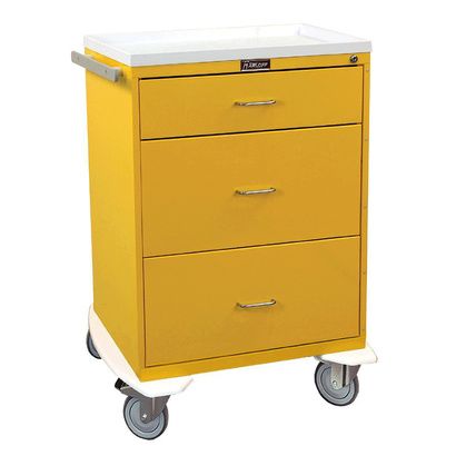 Buy Harloff Classic Three Drawer Infection Control Cart With Key Lock