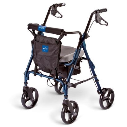 Buy Medline Deluxe Comfort Rollator with 8 Inch Wheels