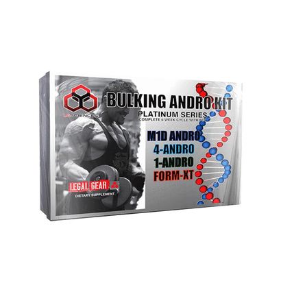 Buy LG Sciences Bulk Andro Kit(M1D Andro, Form-Xt, 4-Andro, 1-Andro) Lg Stack Dietary Supplement