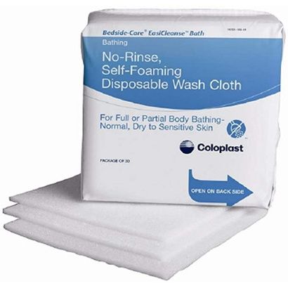 Buy Coloplast Bedside-Care EasiCleanse No-Rinse Self-foaming Disposable Washcloth