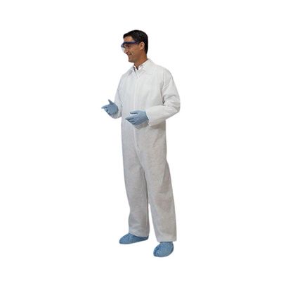 Buy Cardinal Health White Coveralls With Elastic Cuffs and Ankles