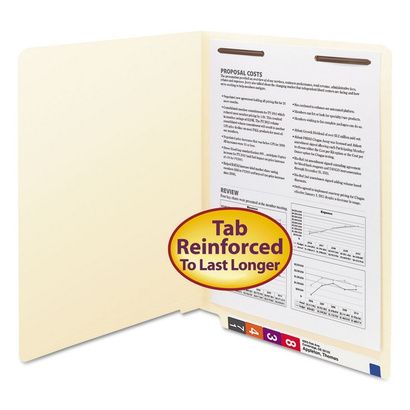 Buy Smead Manila End Tab Fastener Folders with Reinforced Tabs